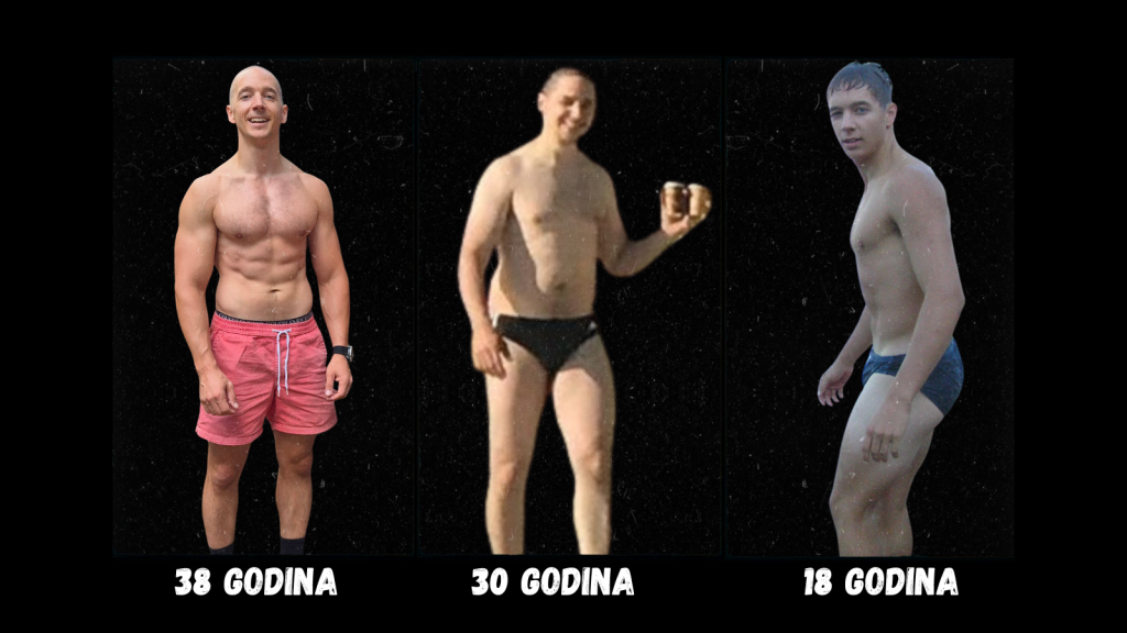 Sa lijeva na desno: trener, bauštelac, mladi sportaš